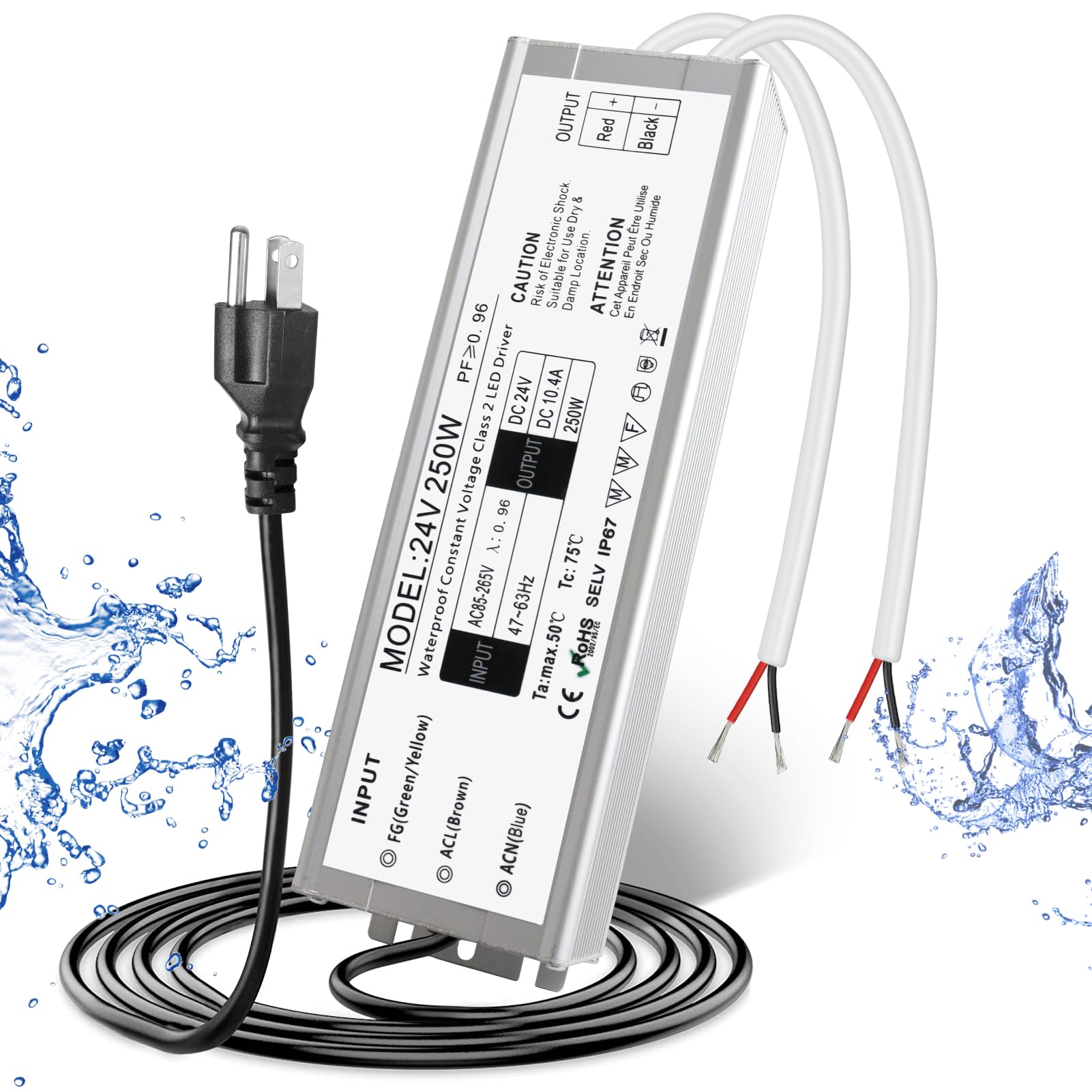12V LED Power Supply - Waterproof & Durable -8 12V LED Power Supply - Waterproof & Durable -8