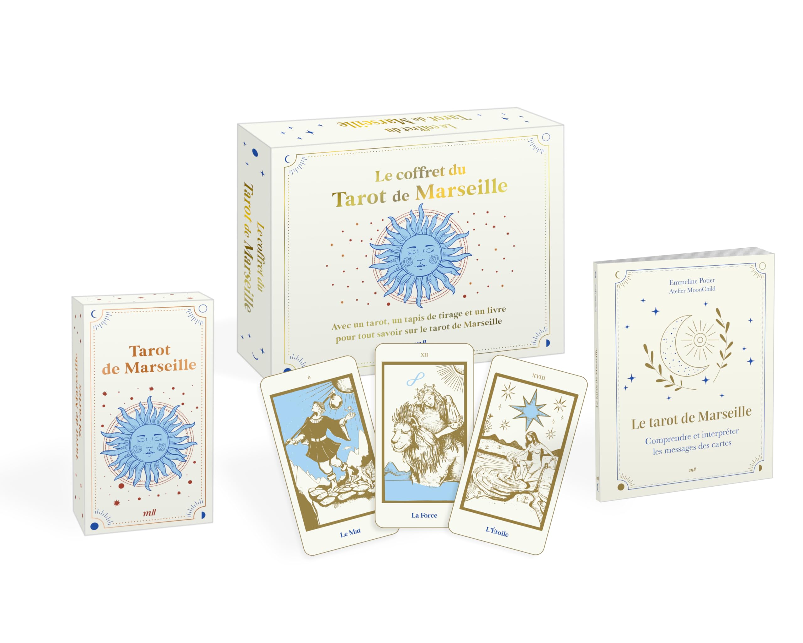 Le coffret du tarot de Marseille: Avec un tarot, un tapis de tirage et un livre pour tout savoir sur le tarot de Marseille