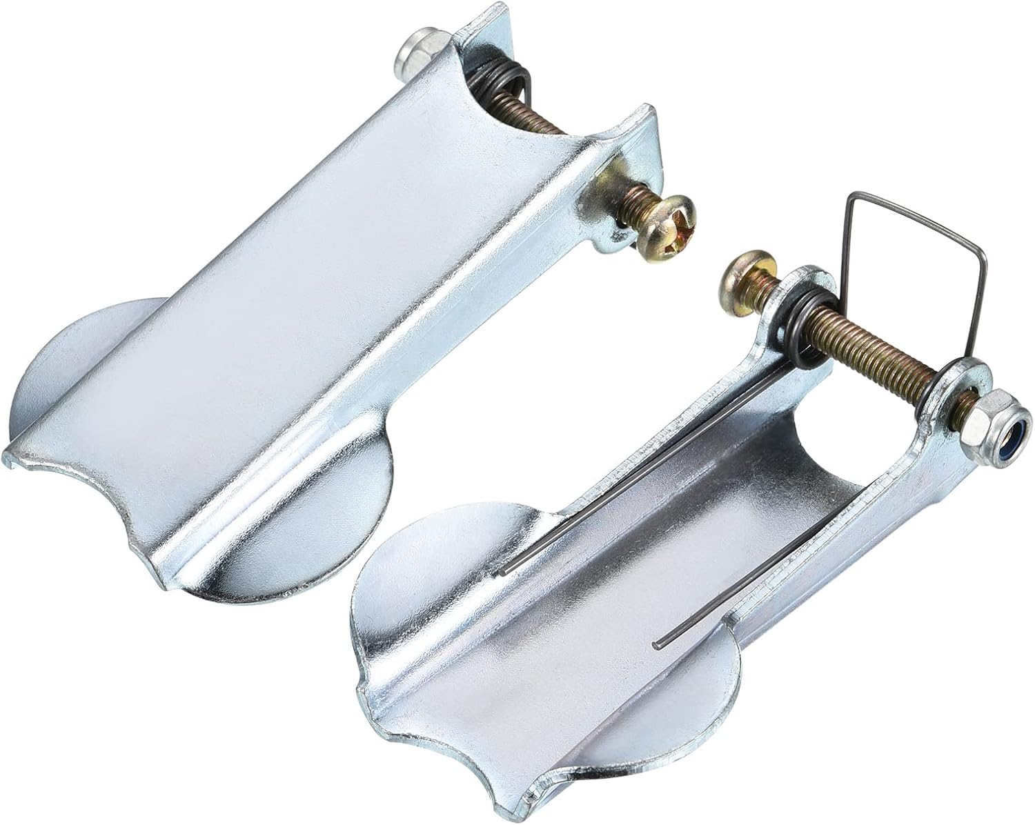 PATIKIL 3 Inch Hook Safety Latch Kit, Metal Towing Receiver Hitch Replacement for Clevis Hook Trailer, Silver