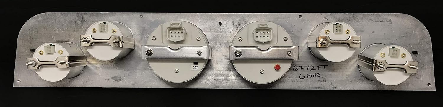 Dolphin Gauges 1967 1968 1969 1970 1971 1972 Truck 6 Gauge GPS Dash Cluster Panel Set Black