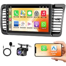4+64GB Car Radio for Subaru Legacy Outback 2005-2009 Head Unit with Wireless Carplay&Android Auto, Android 13 IPS HD Car Stereo with GPS Wi-Fi Voice Control Bluetooth 5.2 FM DSP EQ SWC Backup Camera
