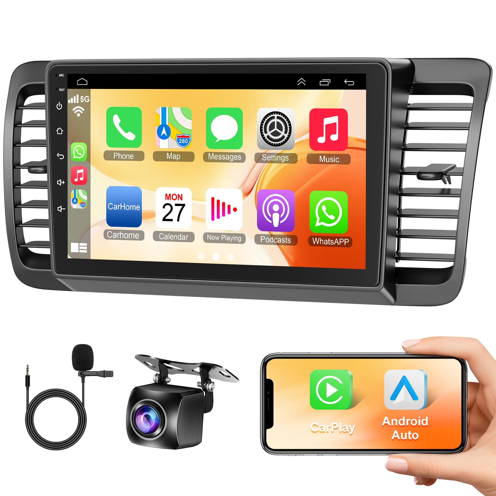 Snapklik.com : 4+64GB Car Radio For Subaru Legacy Outback 2005-2009 ...