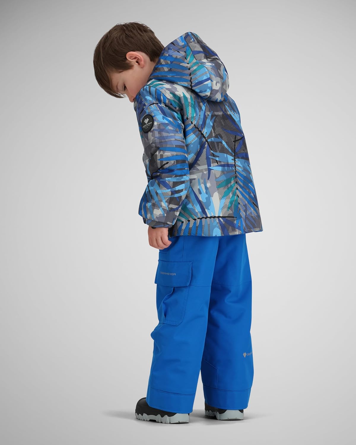 Obermeyer Boys' Ashor Jacket Funky Ferns 1