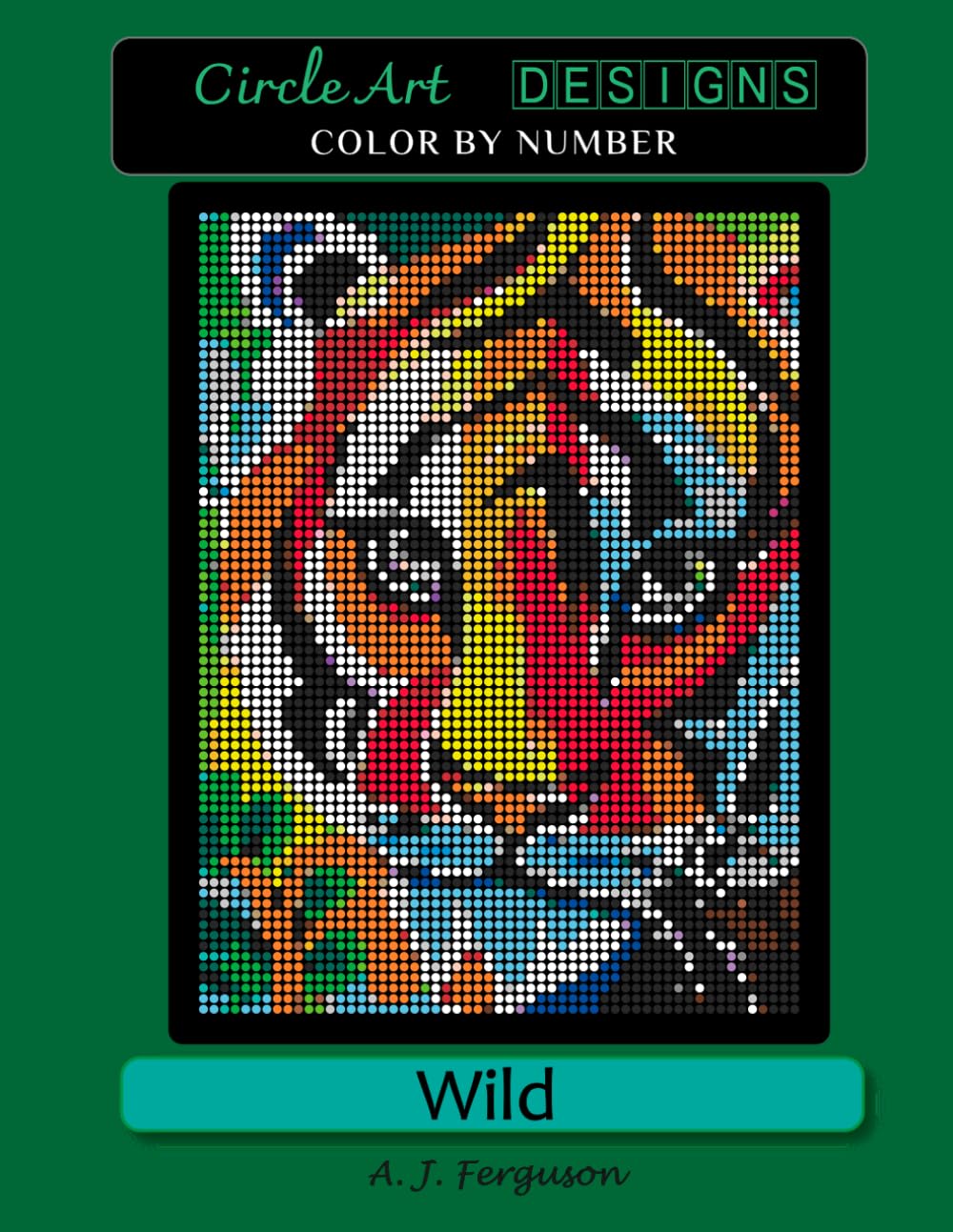 Wild Color by Number Book - Premium paper edition