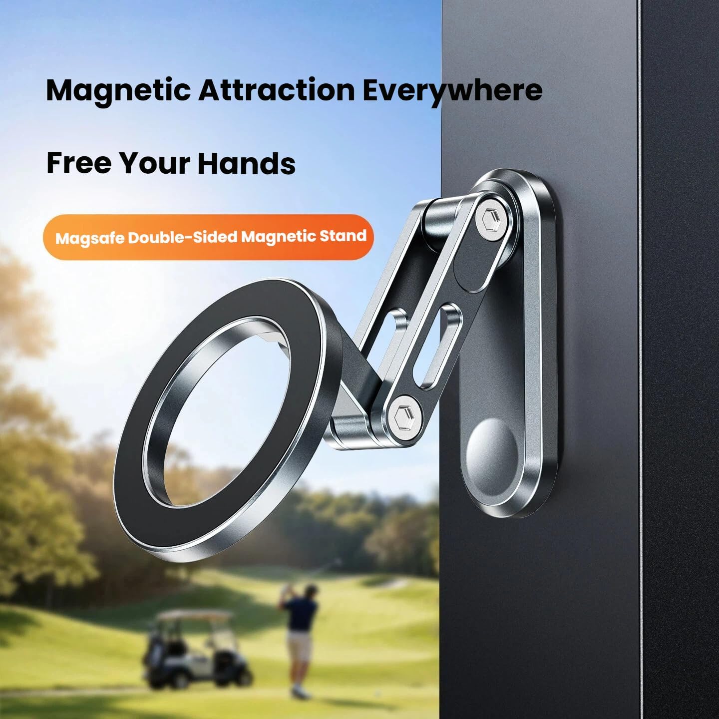 Chapter Seven Magnetic Golf Cart Phone Holder for MagSafe iPhone image 2