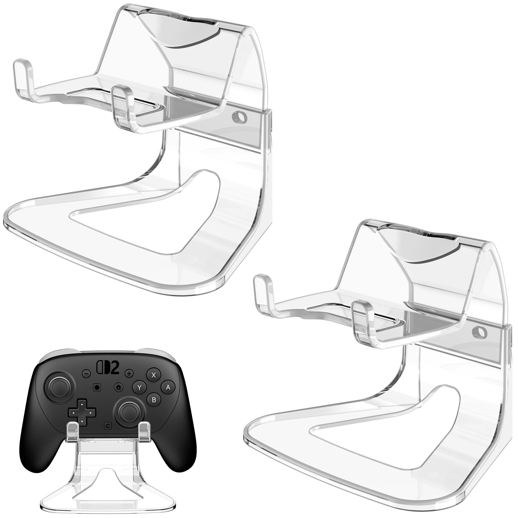Snapklik.com : 2 Pack Game Controller Holder, Universal Controller ...