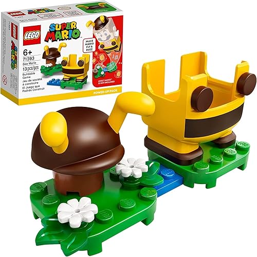 LEGO Super Mario Bee Mario Power-Up Pack 71393 Kit de construcción; juguete de regalo coleccionable para niños creativos; nuevo 2021 (13 piezas)