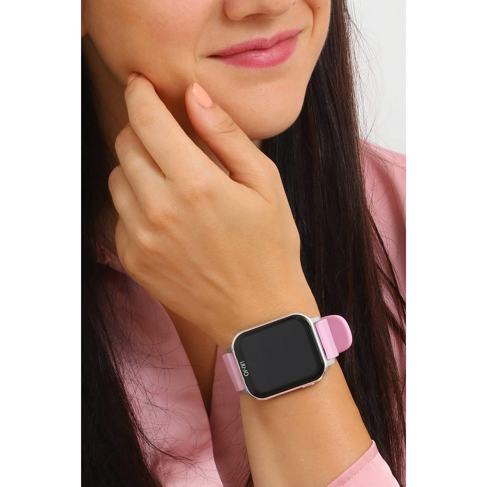 Liu Jo Orologio Donna Smartwatch Voice Energy Silver Cinturino Rosa