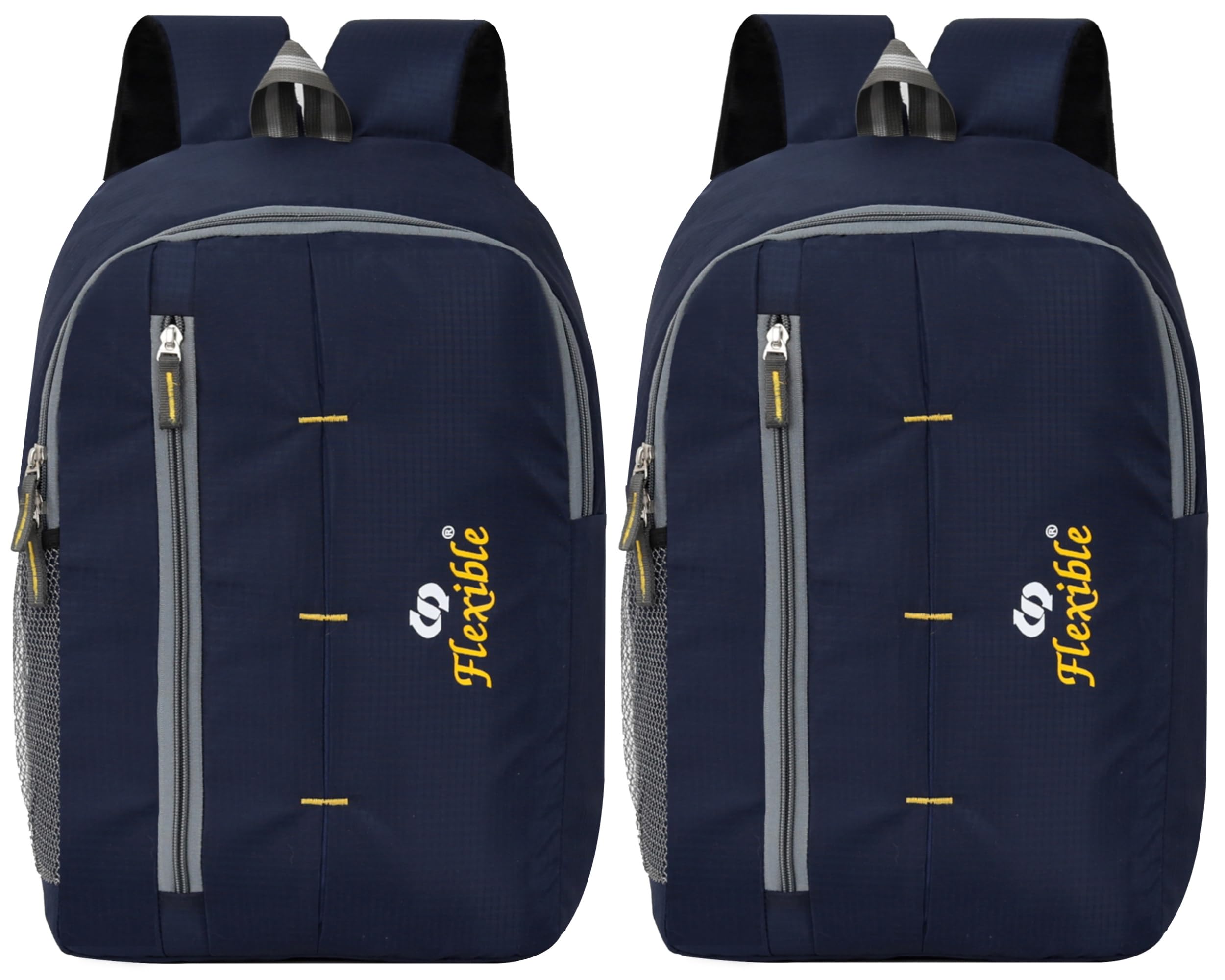 Flexible bags 25L Laptop Backpack Lightweight bag Combo(Pack of 2) with one compartment For Collage,Tution,Office&Picnic