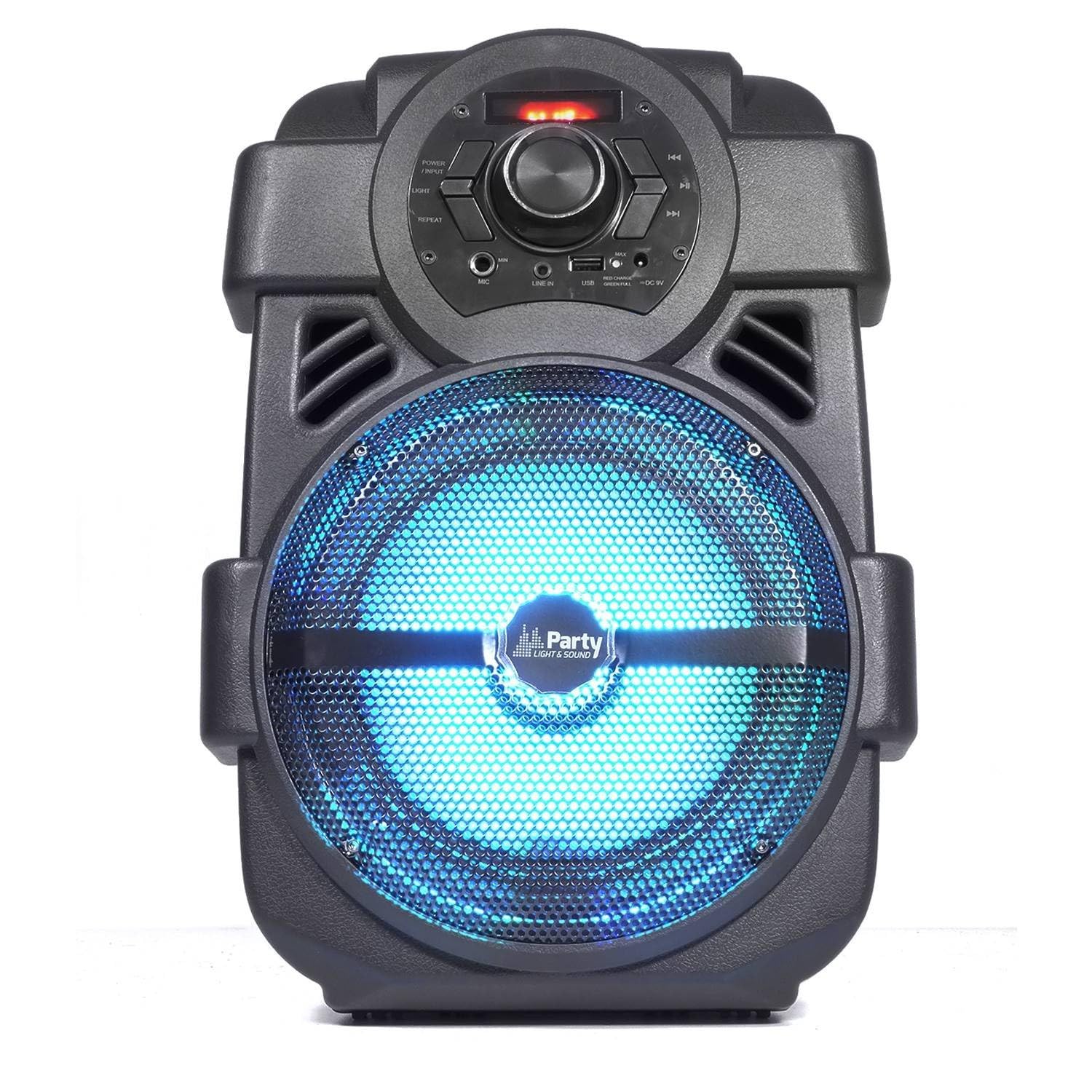 Enceinte Portable 8"/20cm 250W avec USB/Bluetooth/FM - Party Light & Sound HANDY250