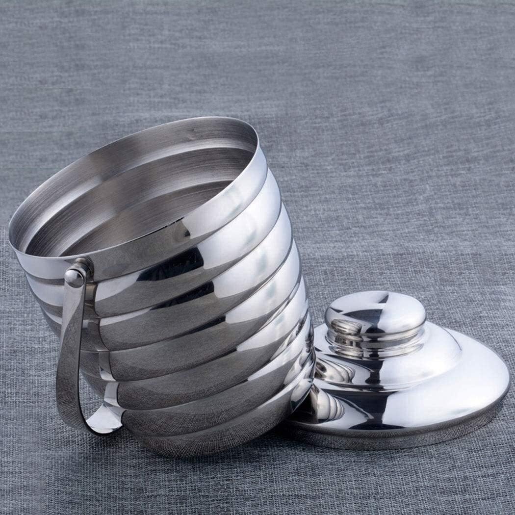 アイスバケット、断熱アイスバケット大きな二重壁のステンレス鋼断熱アイスバケット、はさみ蓋付き2 LTR