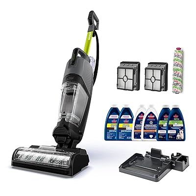 BISSELL® CrossWave® HydroSteam™ Deluxe Wet Dry Vac, Multi-Purpose Vacuum, Wash, and Steam, Formula Included, Green, 3515G