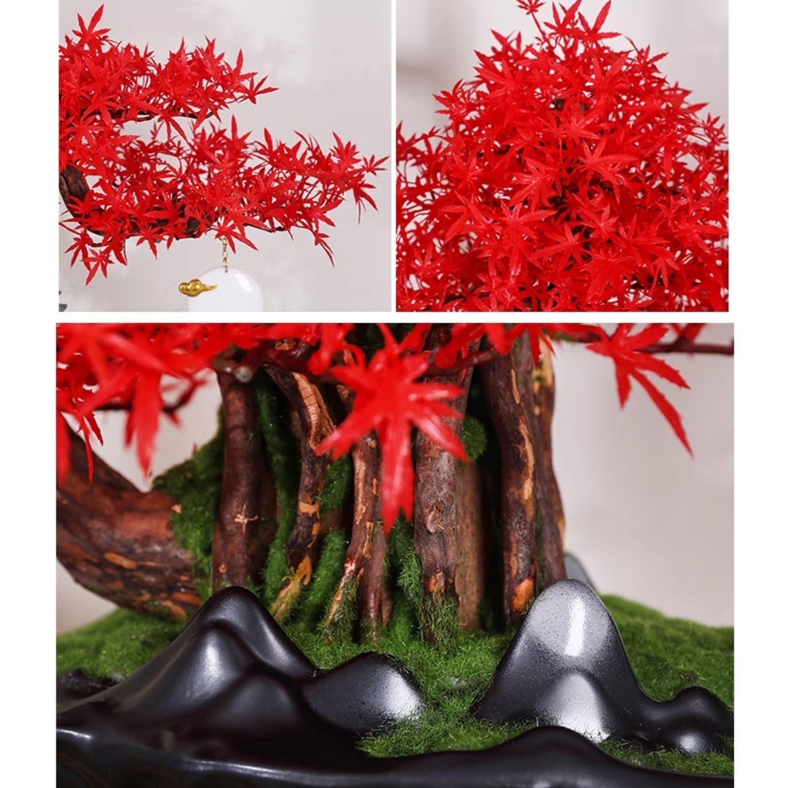 Fałszywe drzewo Symulacja drzewa Bonsai Hotel Salon Dekoracje na biurko Modelowanie Luksusu Wysokiej klasy Sztuczna zieleń Krajobraz Wystrój wnętrz