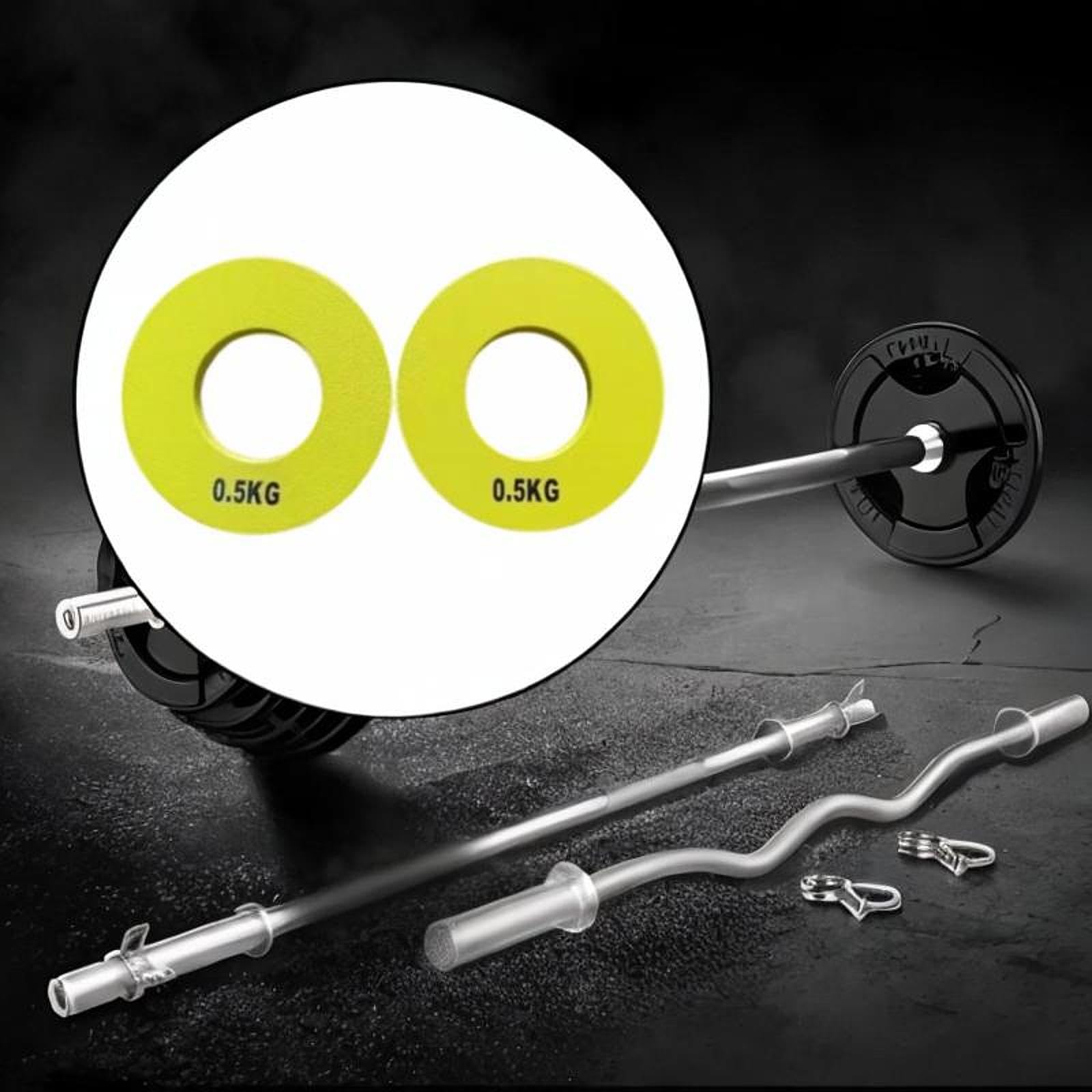 2 Discos de Pesas para Fitness, Barras de Pesas, Accesorios de Entrenamiento de Fuerza, Acero Compacto Y, Adecuados para Entrenamiento Deport