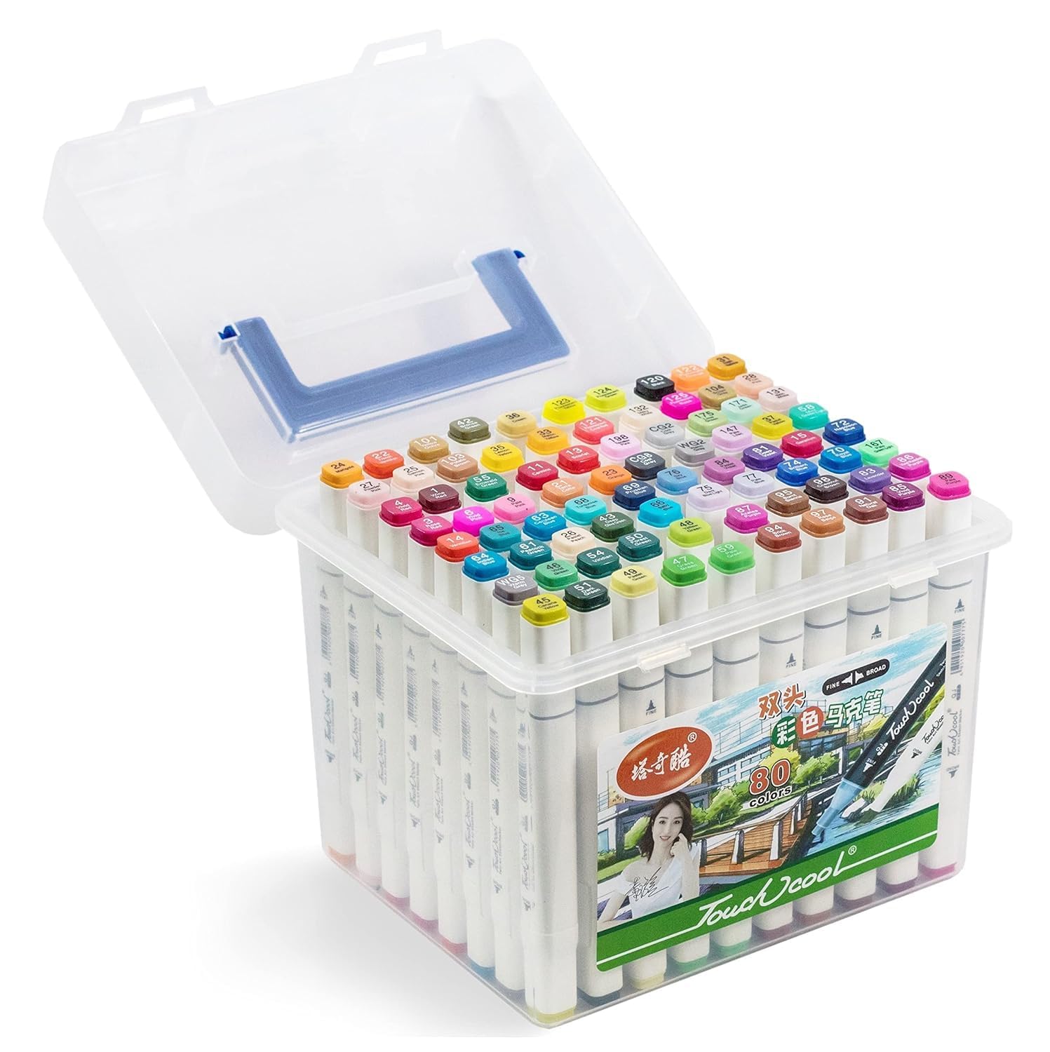 ARROLLIANT TOUCH Dual Tip Colorful Alcohol Art Markers with Broad Chisel and Fine Round Tip for Manga Anime Drawing Illustrations & Fashion Designing (Modern, 48, count) (B0DFD3D55B) Amazon Price History, Amazon Price Tracker