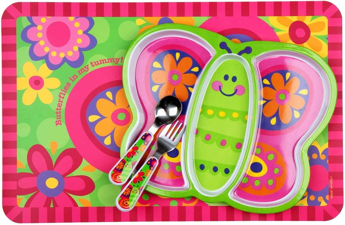Stephen Joseph Tableware Set, Butterfly