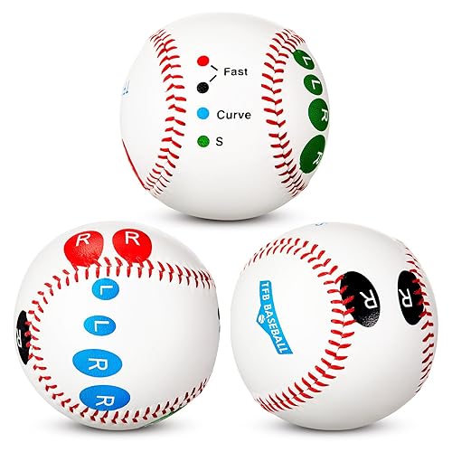 Training Baseball with Finger Placement Markers Baseball Training Equipment for