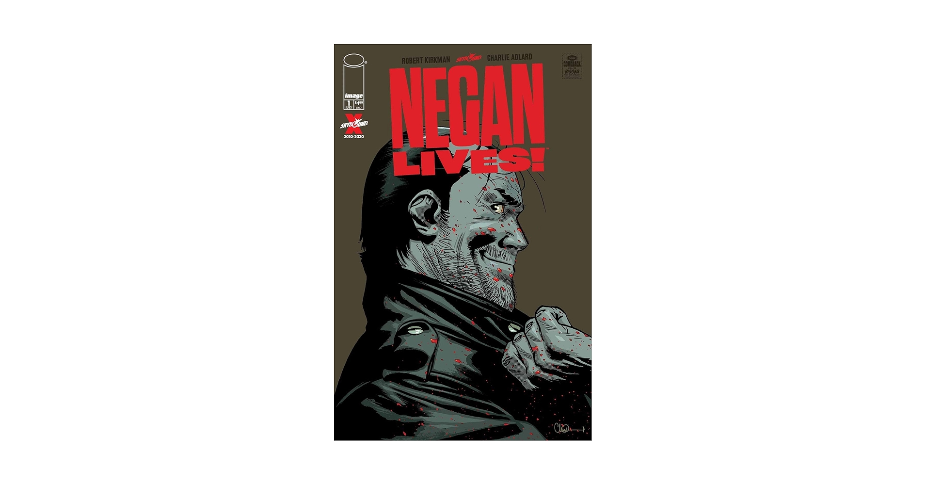 ウォーキング・デッド コミック1〜10巻 + hear's Negan WALKING DEAD, THE: HERE'S NEGAN #1 -FYE Hard Cover Values