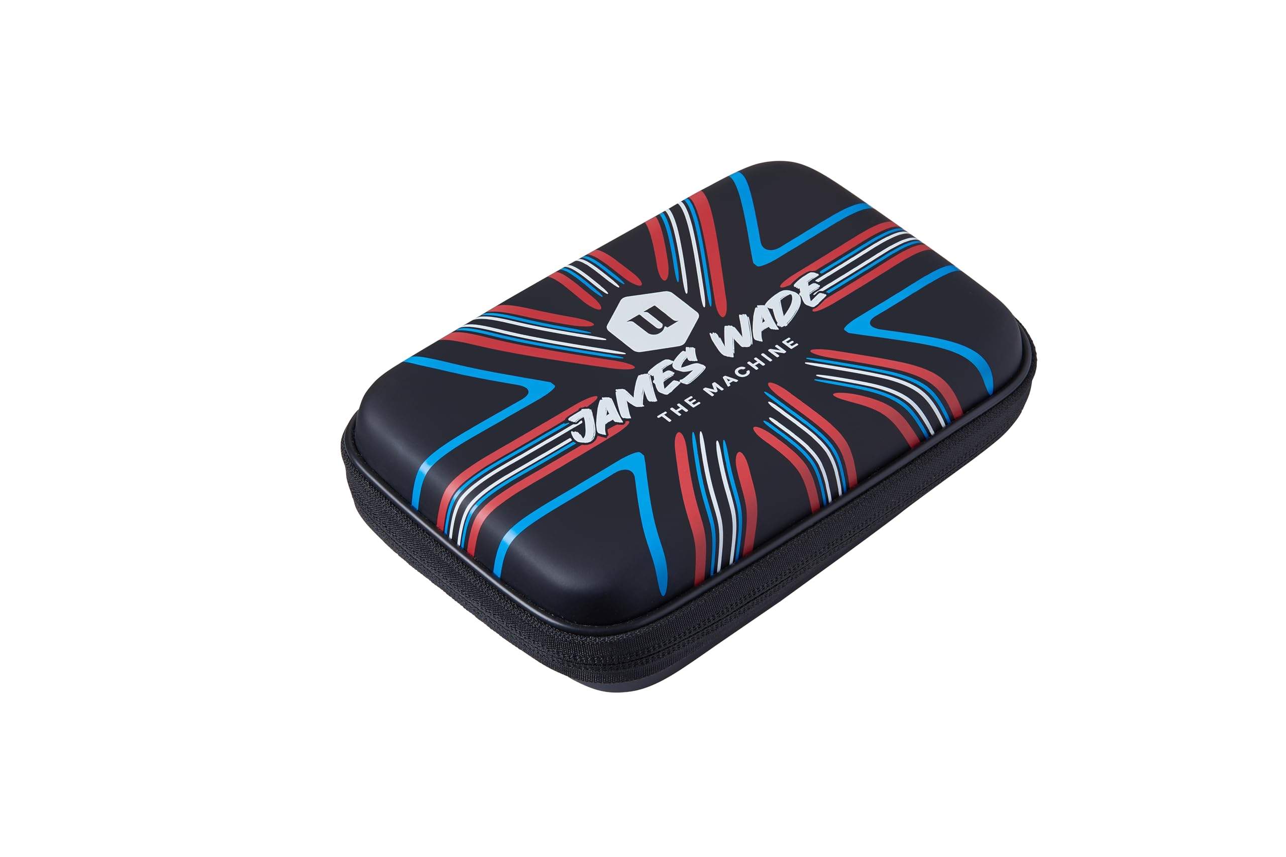 Unicorn Ultra Darts Case | Sleek Black Design with Embossed U Logo | Extra Storage for Spares & Accessories | Foam Inner Holds and Protects 1, 2 or 3 Unicorn Ultra Darts Case | Sleek Black Design with Embossed U Logo | Extra Storage for Spares & Accessories | Foam Inner Holds and Protects 1, 2 or 3