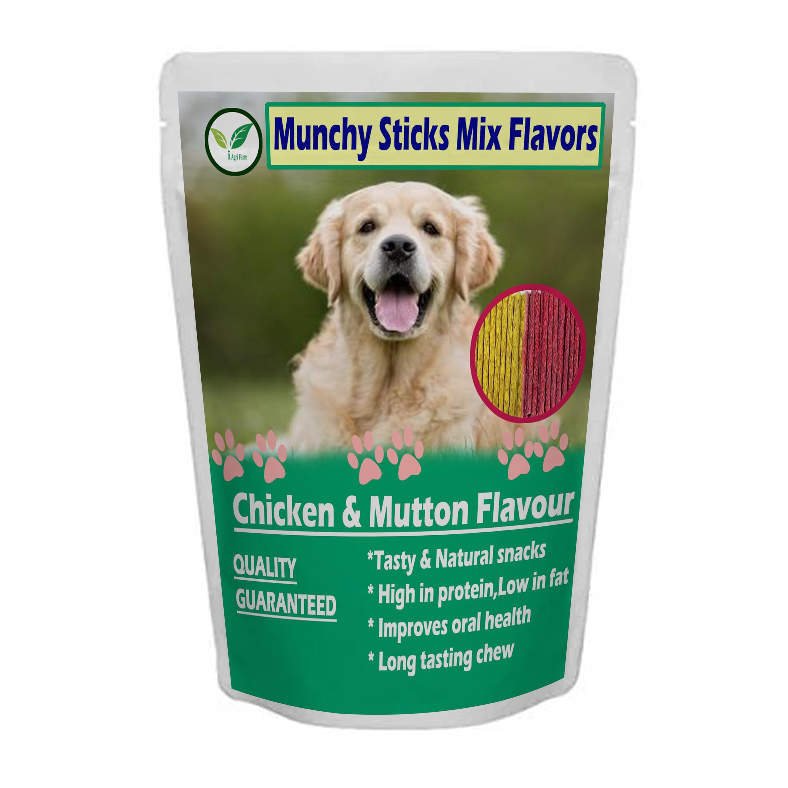 Iagrifarm Dog Chew Munchy Sticks Mix Flavours (900 g Chicken and 900g Mutton) / Total 1.8 Kg/Chew Treat Stick Snacks for All Breed Dogs of All Life (B0C9TTXRGQ) Amazon Price History, Amazon Price Tracker