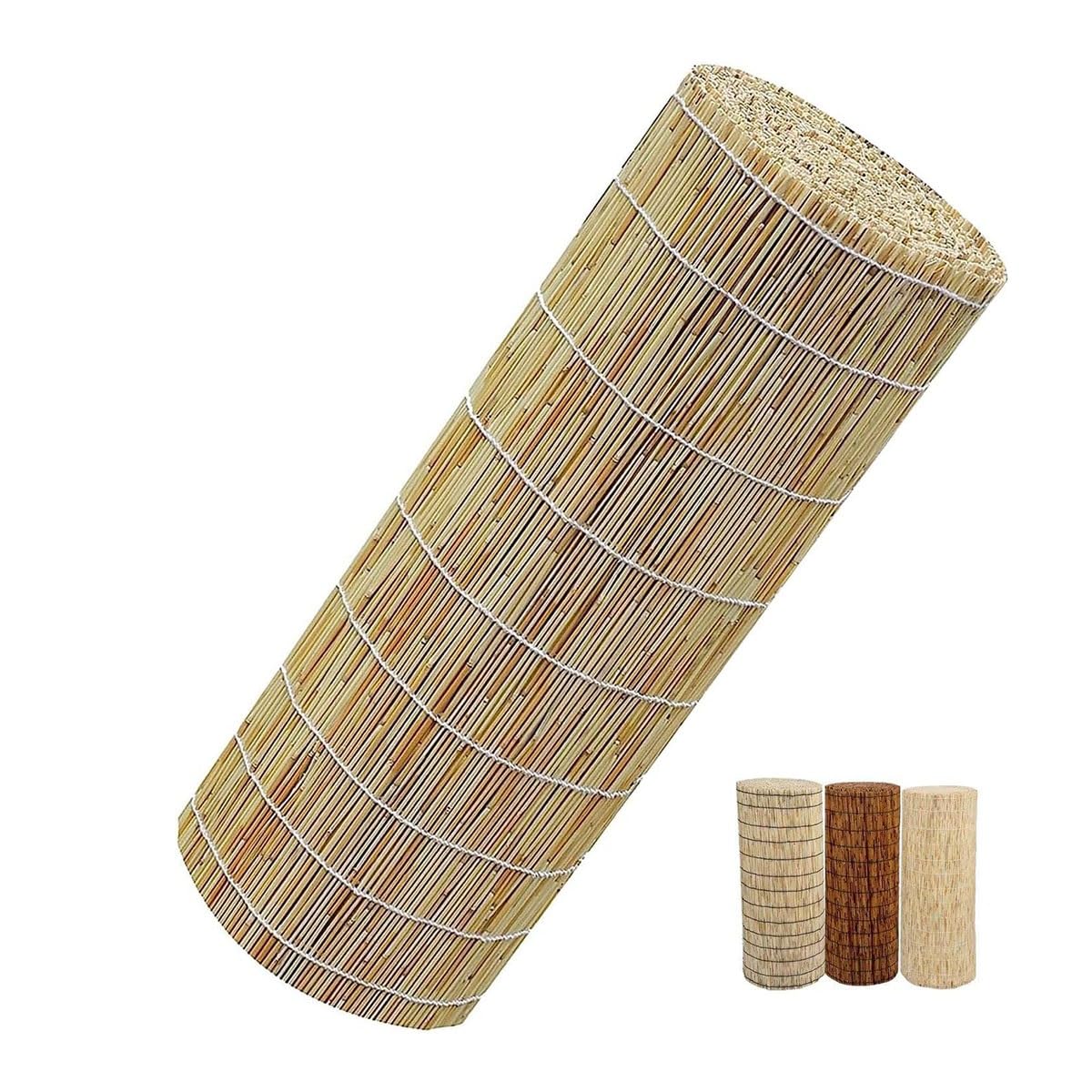 Custom Natural Bamboo Fencing For Garden Bamboo Fence 60cm 80cm 100cm 120cm 140cm 160cm Decorative Rolled Willow Border Screen, For Backyard Garden Fencing Divider