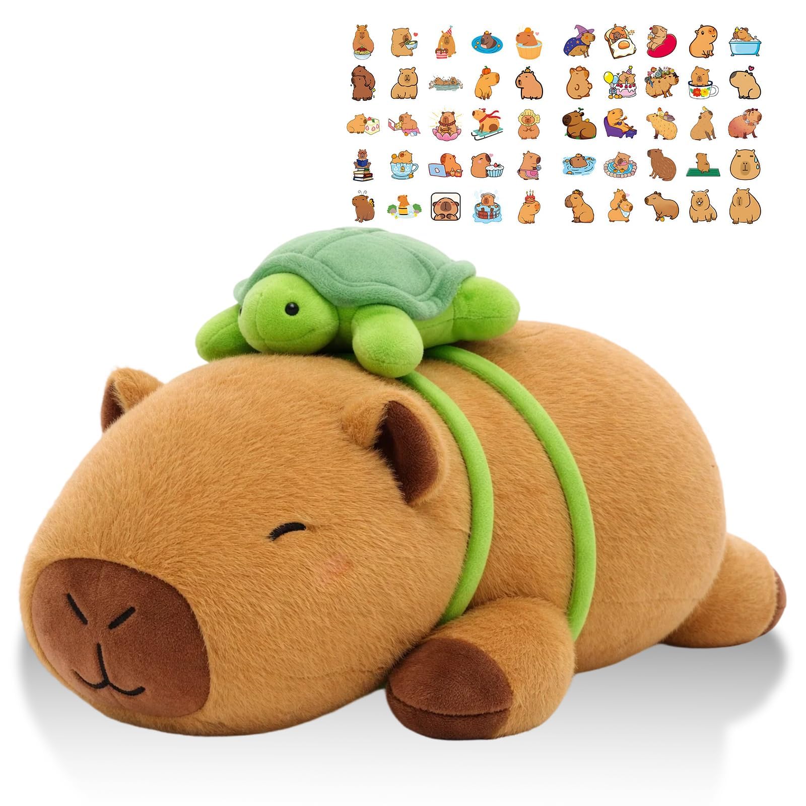 GegXcn Plush Toy with Turtle, 30cm Weighted Stuffed Animal