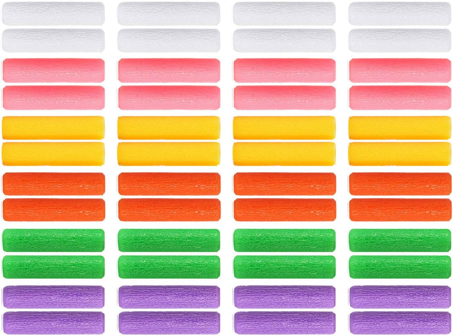 48 Pcs Colorful Orthodontic Aligner Trays Chewies for Aligner Chompers Aligner Trays Seaters, 6 Color