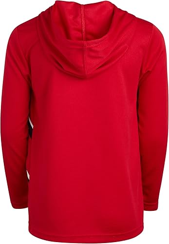 Miniatura 7 de RBX Conjunto deportivo para niño 4 piezas con capucha deportiva térmica y pantalones deportivos de tricot (8-12)