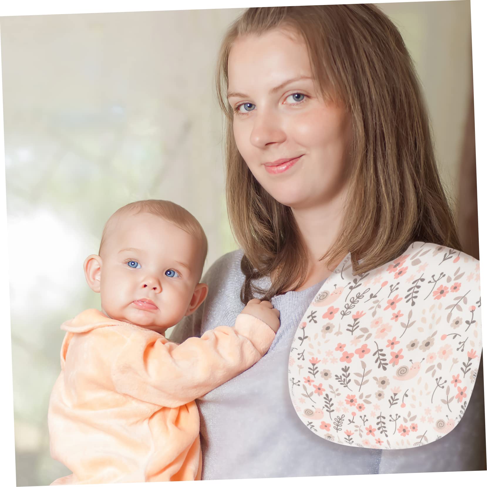 Hohopeti 15pièces Bavoirs Coton Pour Serviettes De Burp Douces Et Absorbantes Bavoirs Réversibles Imprimés Pour Nourrissons La Salive Écoulements Alimentaires