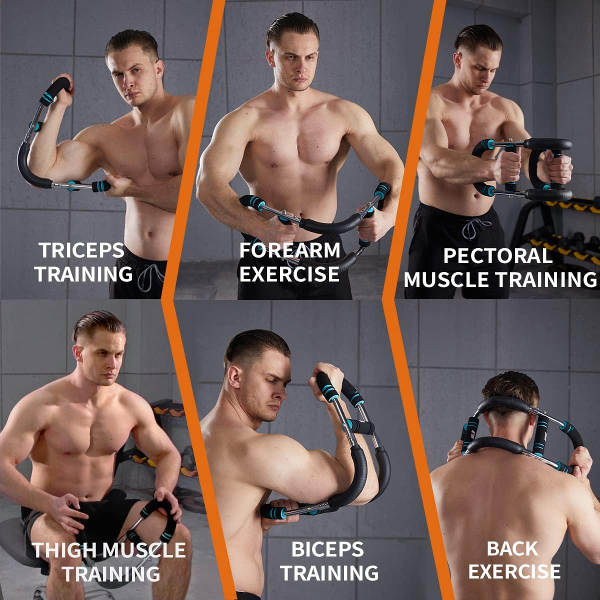 Regulowany przyrząd do treningu przedramion, sprzęt fitness do domu, bicepsów, klatki piersiowej, treningu siłowego, nadgarstka, przenośny, domowy sprzęt fitness