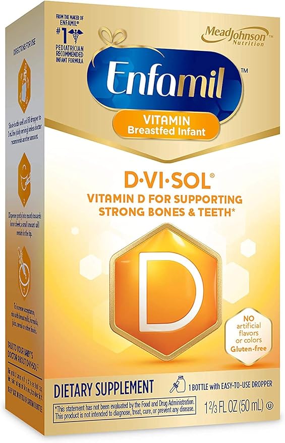 Enfamil DViSol Vitamin D Drops for Infants, Supports
