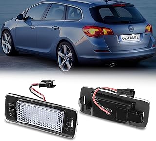 OZ-LAMPE LED Number Plate Light with CAN Bus, LED Licence Plate Light, Pack of 2, 18 x 2835 SMD