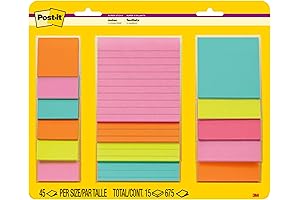 Post-it Super Sticky Notes for the Super Organized