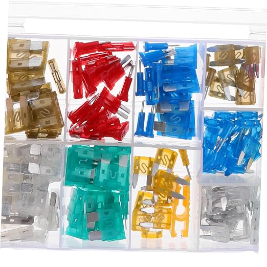 Kit de 220 fusibles para automóvil de aluminio, repuestos para auto, accesorios para motorhome miniatura 8