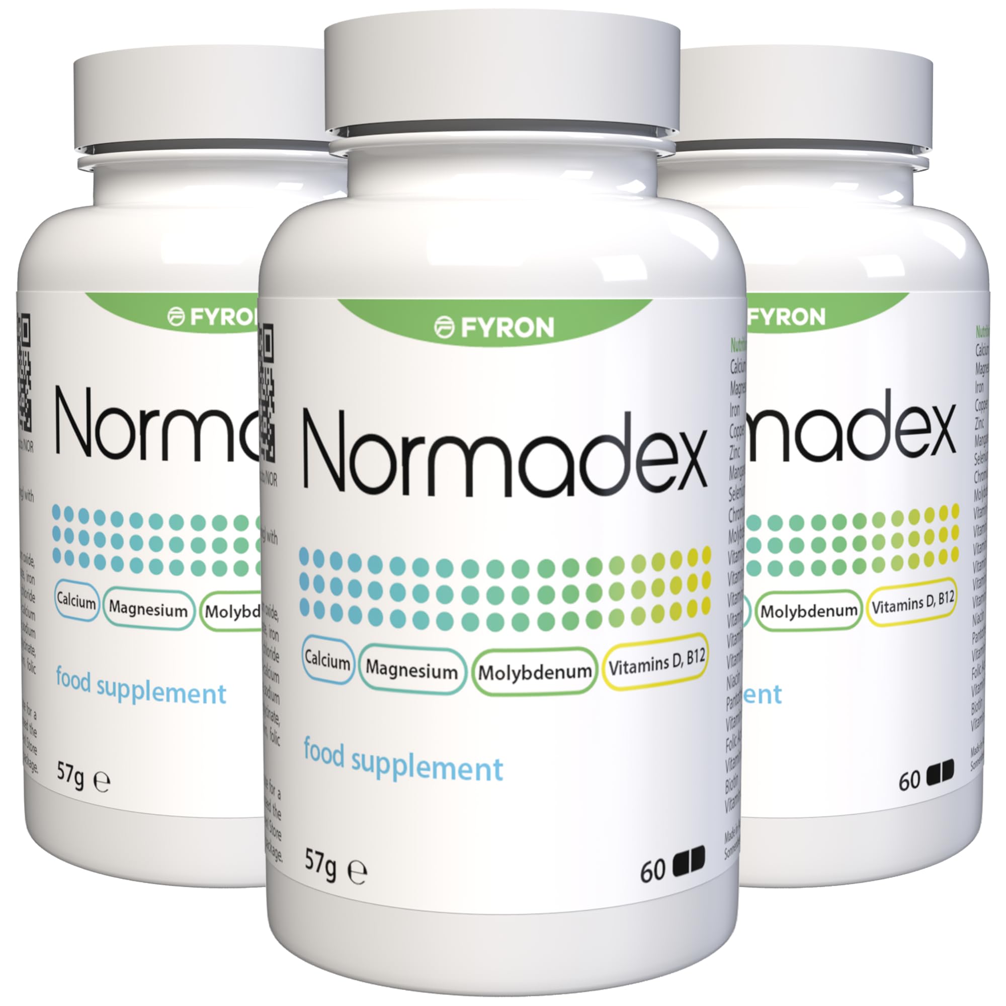 Normadex – 180 cápsulas (3 x 60 cápsulas) – Pack de 3