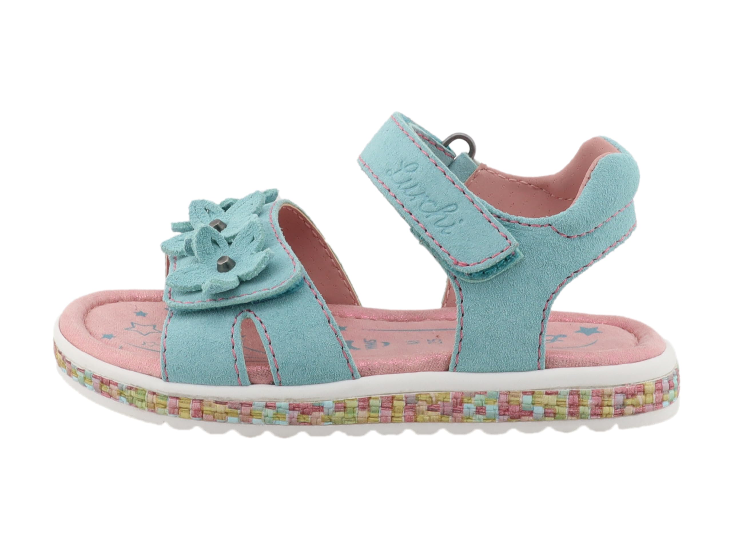 Lurchi 95L0043008, Female Sandal, turkis,