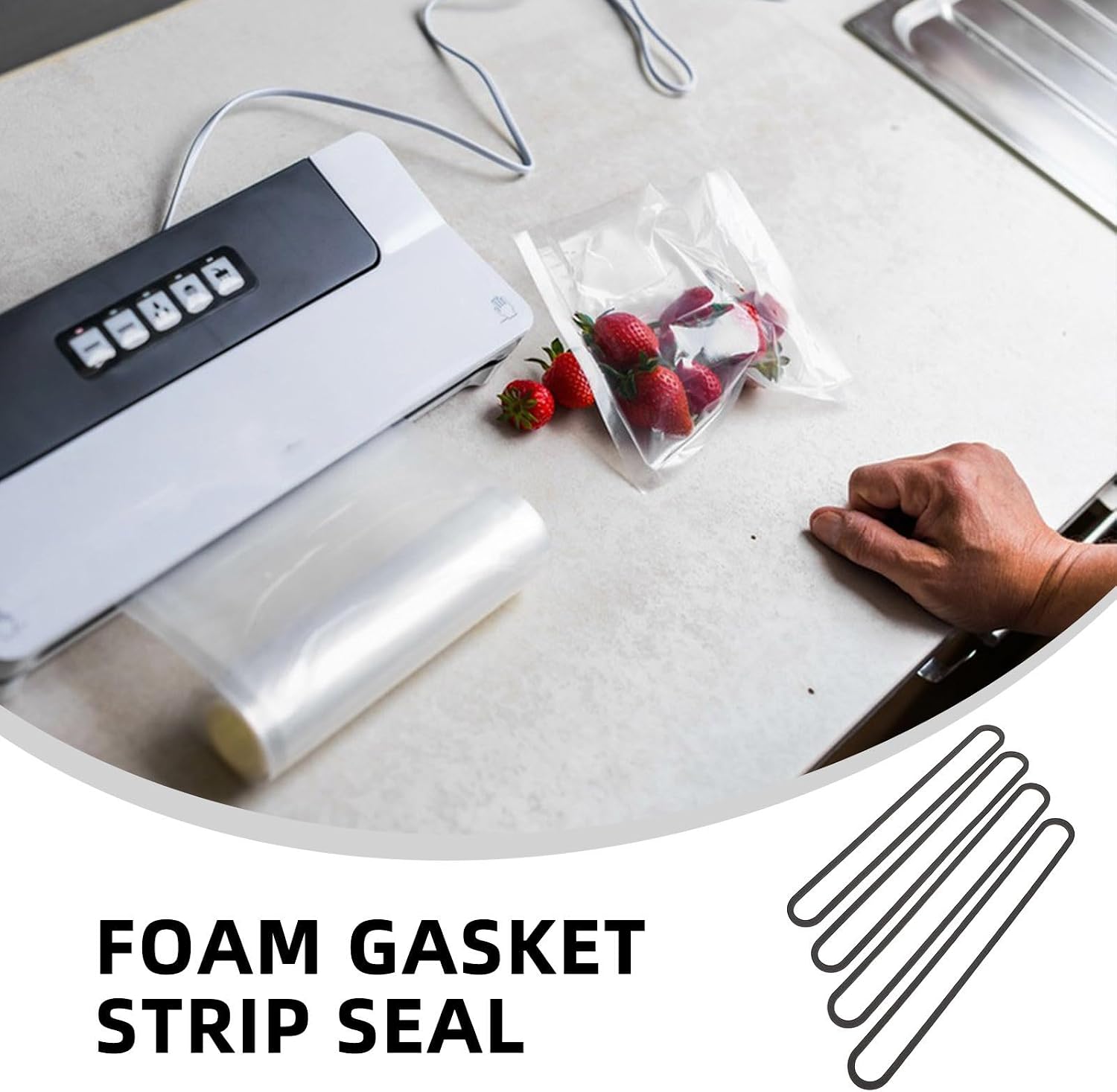 4pcs Vacuum Sealer Foam Gaskets Replacement for Sealer Machine