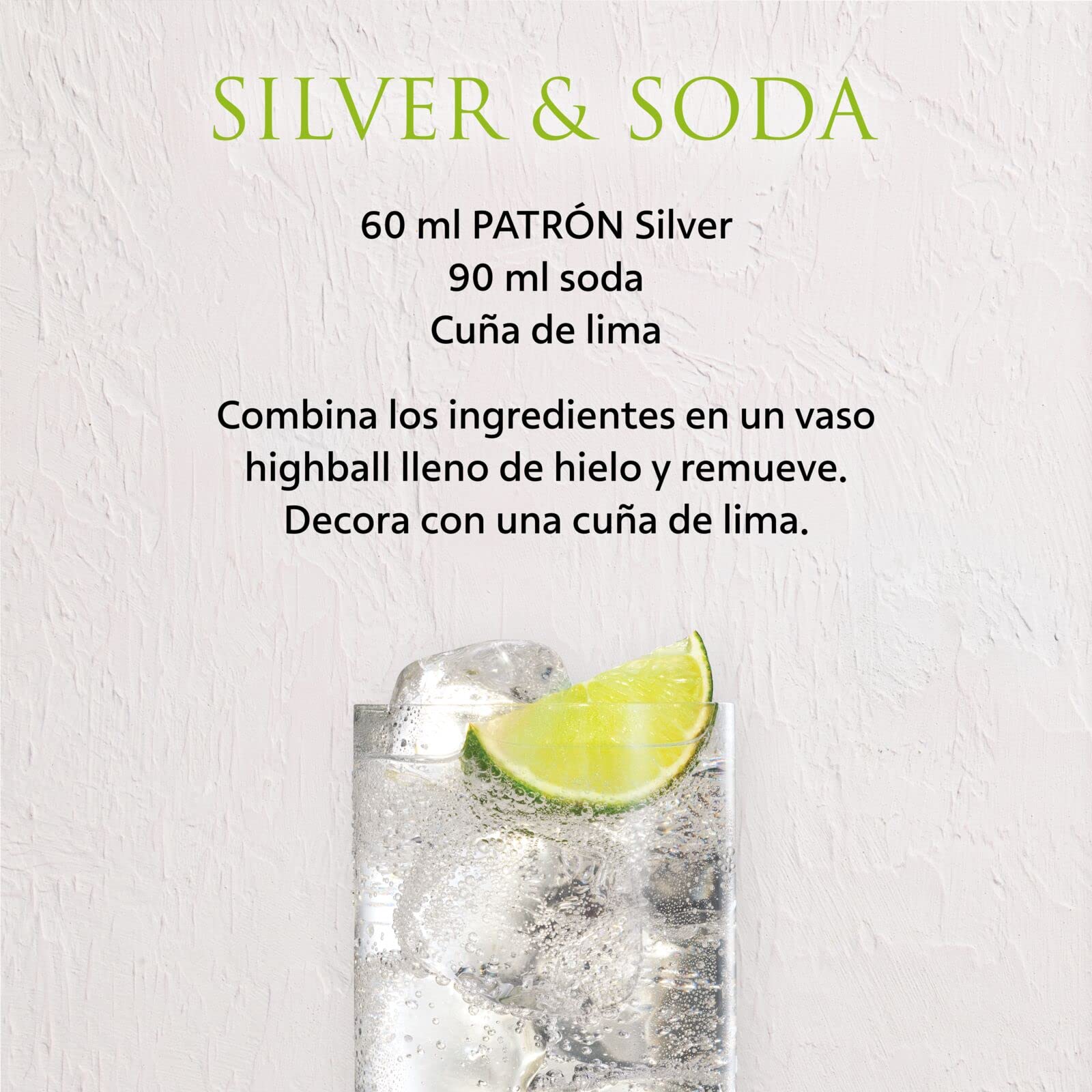 PATRÓN Silver Premium Tequila, 40 % vol., 70 cl / 700 ml, Tequila 100% de agave, elaborado artesanalmente en México, en pequeñas cantidades, con el mejor agave Azul Weber