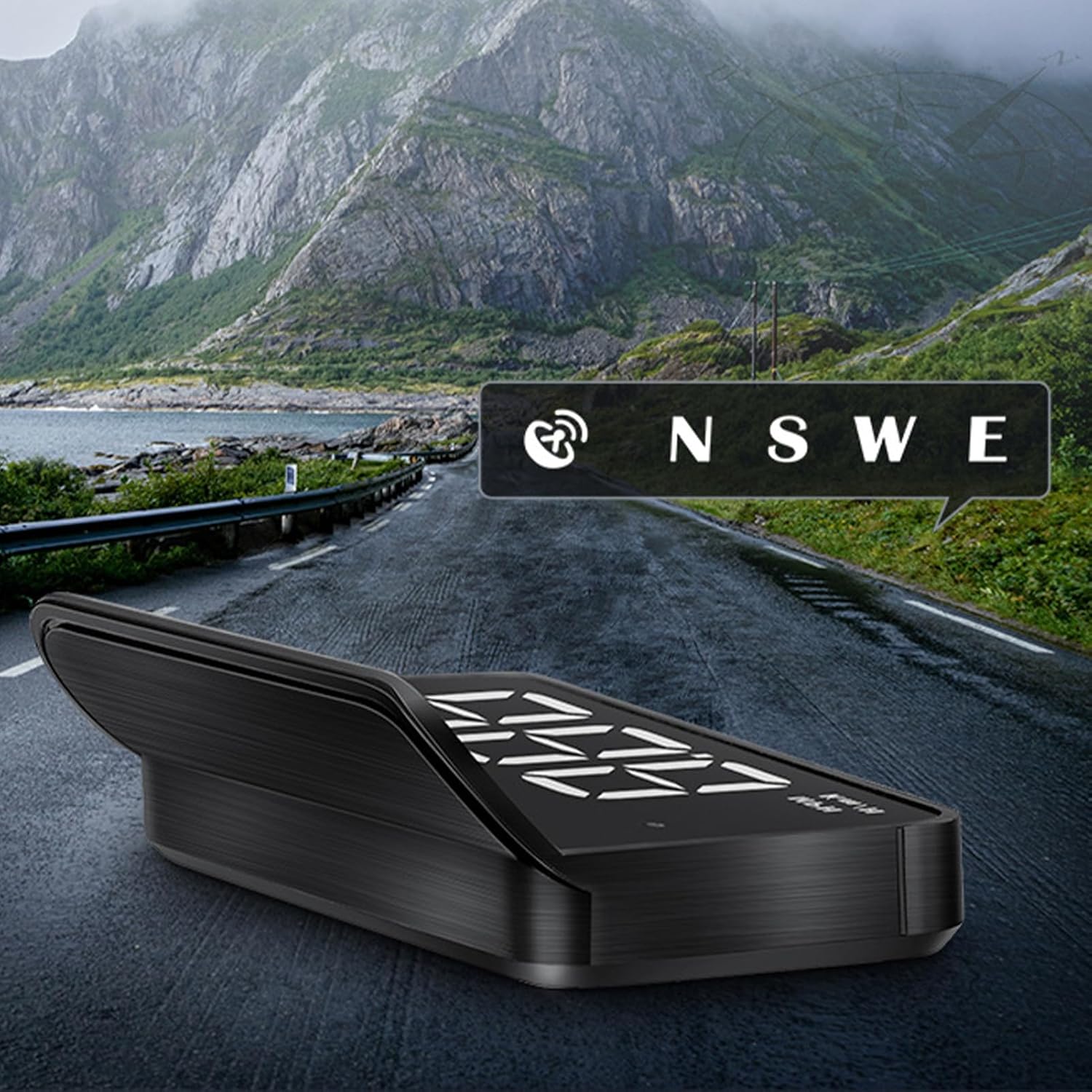 Holographic Speedometer,GPS Speedometer for Car - Digital GPS, Clear Heads up Display Hud for Safe Driving, Car Accessories for Truck, SUV