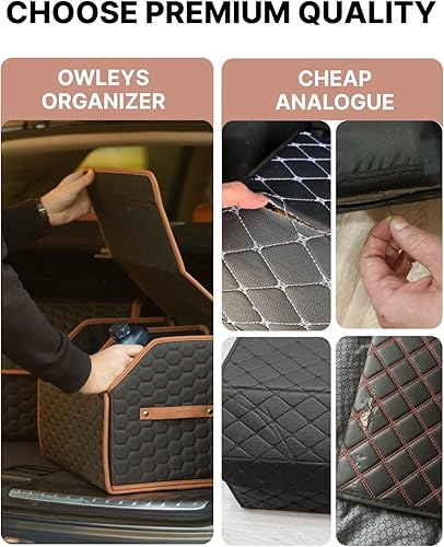 Miniatura 7 de Owleys Trunk Organizer for Ford Maverick Accessories 20222025  Collapsible Car Storage Box for SUV, Truck & Back Seat Organization  Foldable,