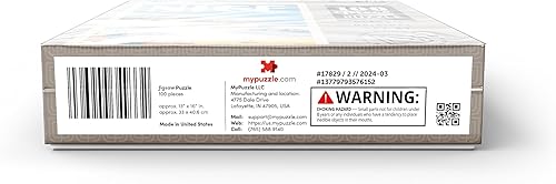 Miniatura 9 de Francia bonito póster vintage, rompecabezas premium de 100 piezas para adultos