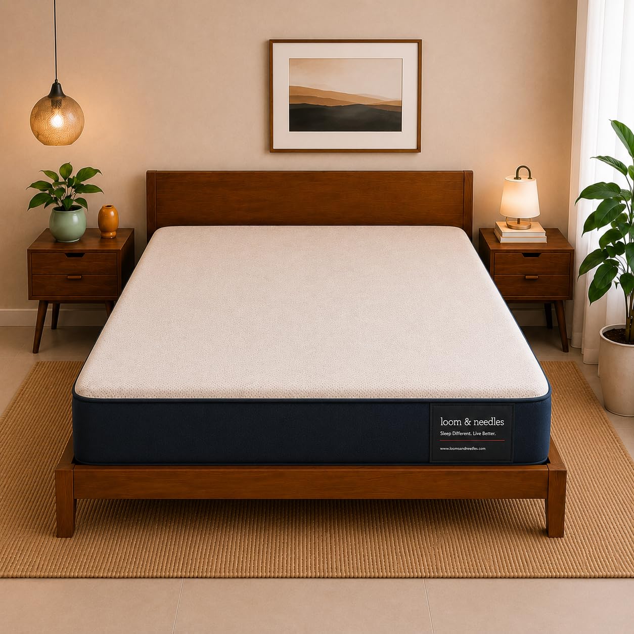 LOOM & NEEDLES Orthopedic Mattress | Dual Comfort with Hard & Soft Foam Flip Mattress | 4 Inches 2 Layered Medium Soft & Firm Support | Single Size Gadda | 75x36 Inch-image-44