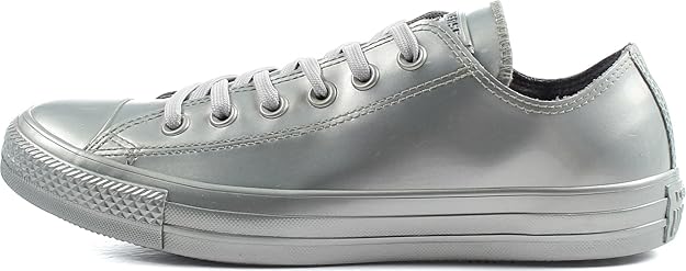 converse silver metallic