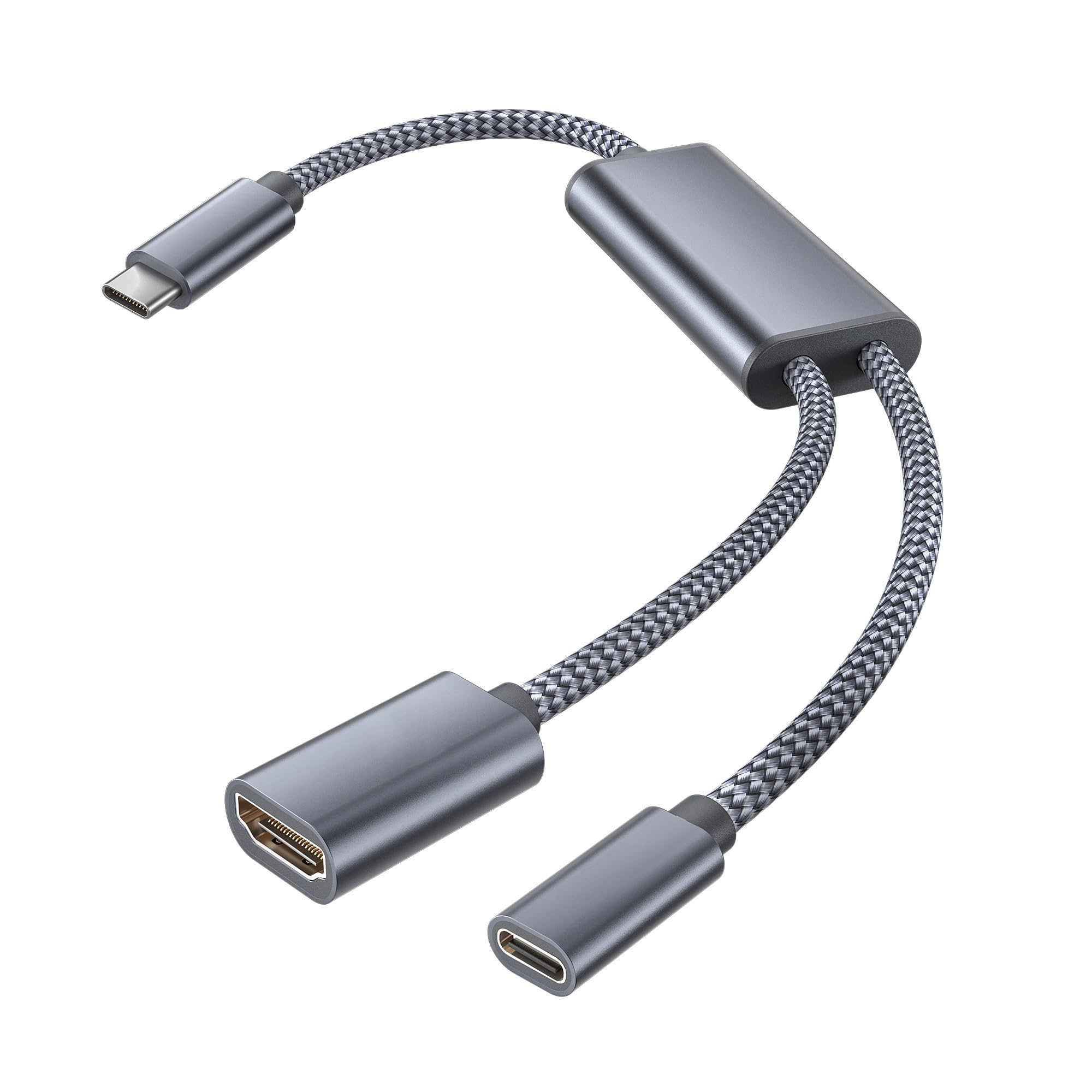 Adaptateur USB-C Femelle Vers HDMI Mâle – 4K 60Hz – Thunderbolt 3 Compatible MacBook, Chromebook