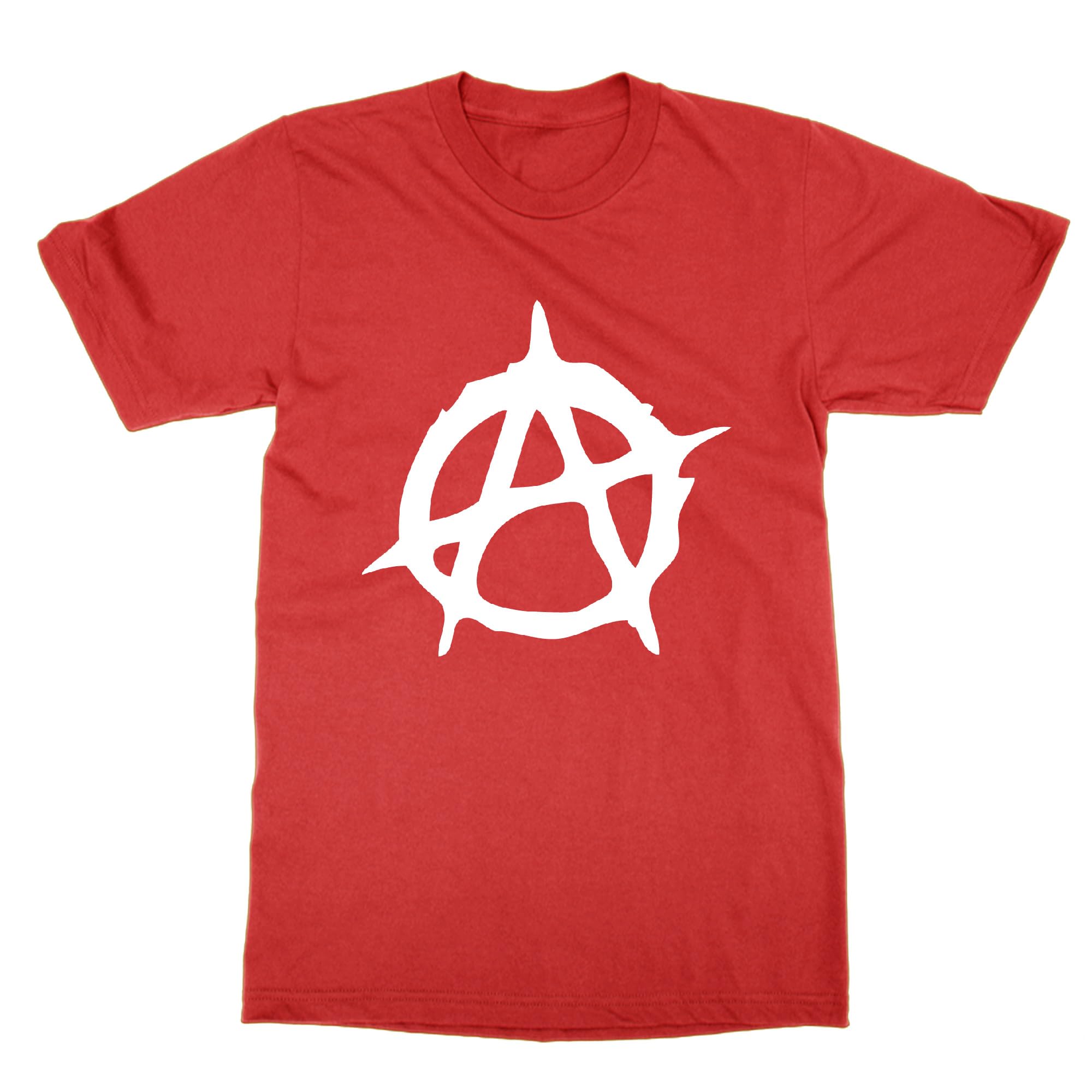 T-shirt Anarchy avec motif graphique durable en coton lourd - 2
