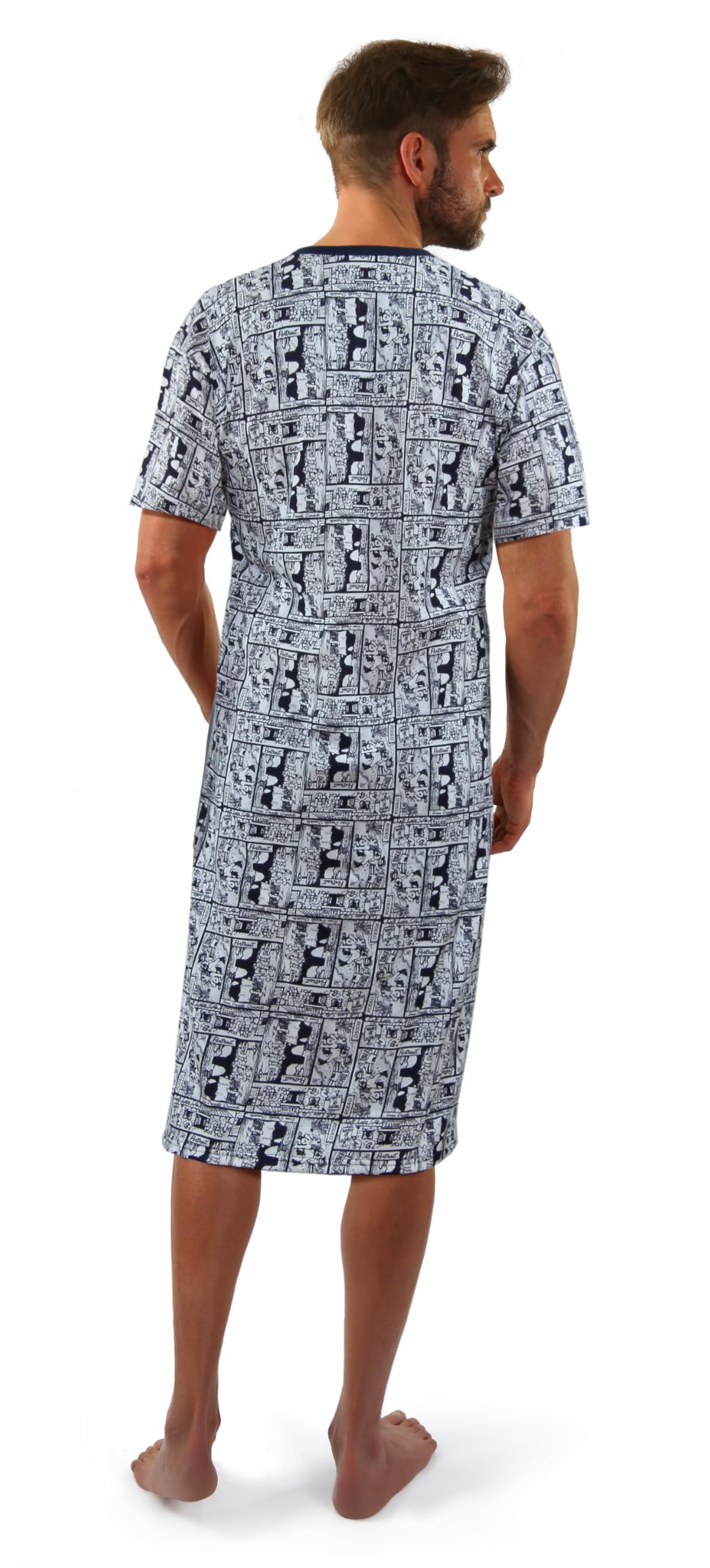 sesto senso Camisón de manga corta para hombre
