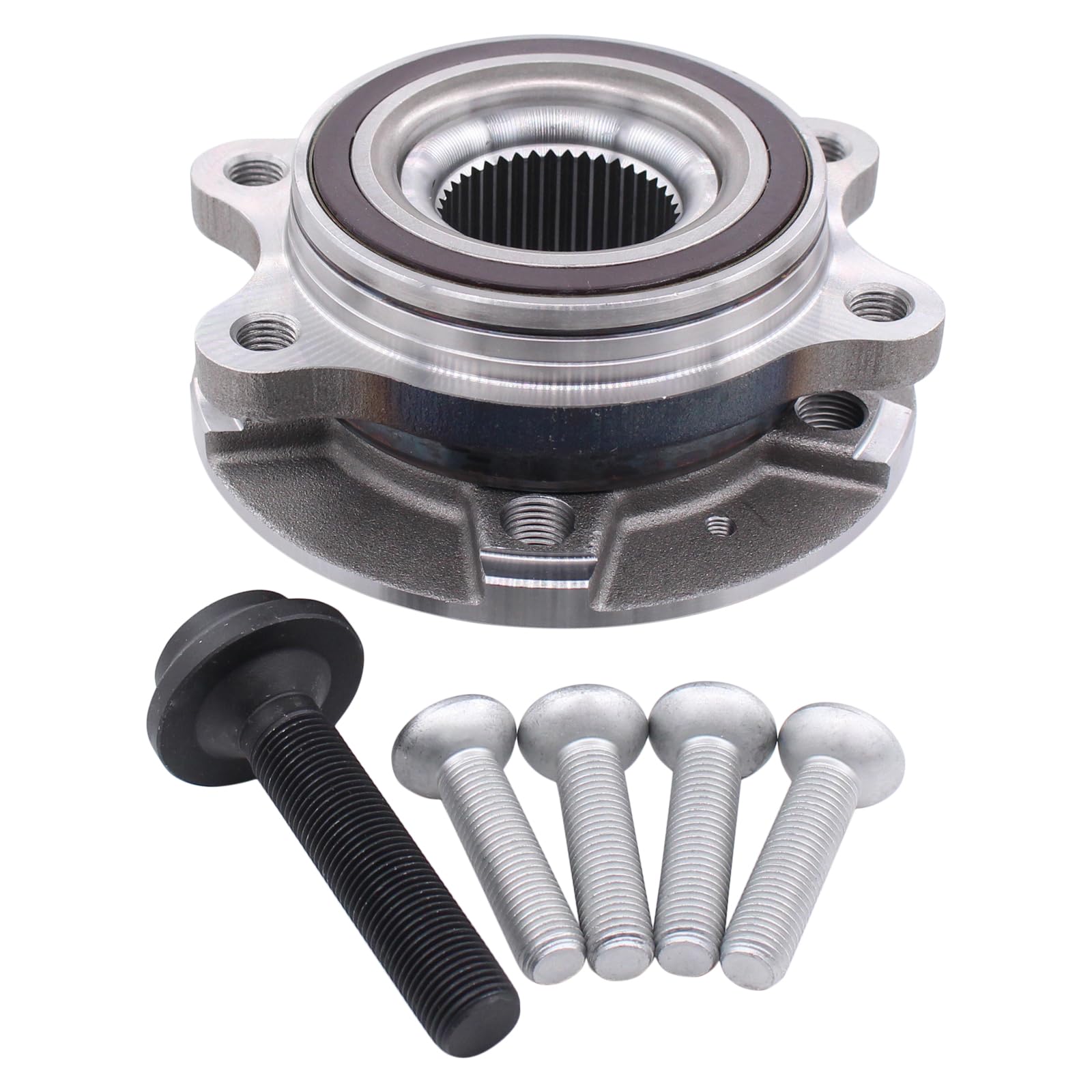 Photo 1 of NewYall Front Left or Right Wheel Bearing and Hub Assembly with Bolts for Audi A4 A5 A6 A7 A8 S5 allroad Q5 RS5 S6 S7 S8