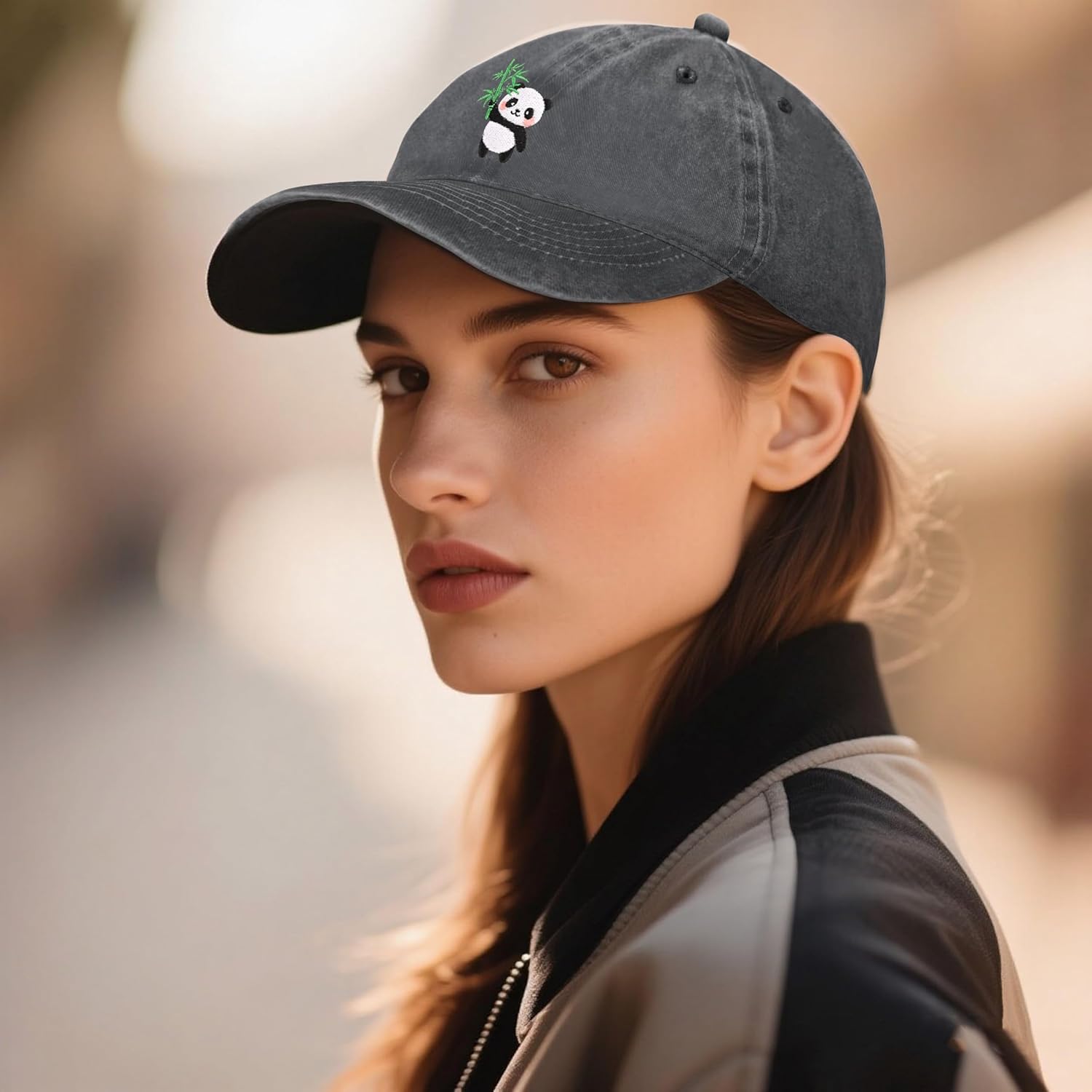 Baseball Cap for Women Men Embroidery Adjustable Washed Distressed Trucker Hat - Image 5