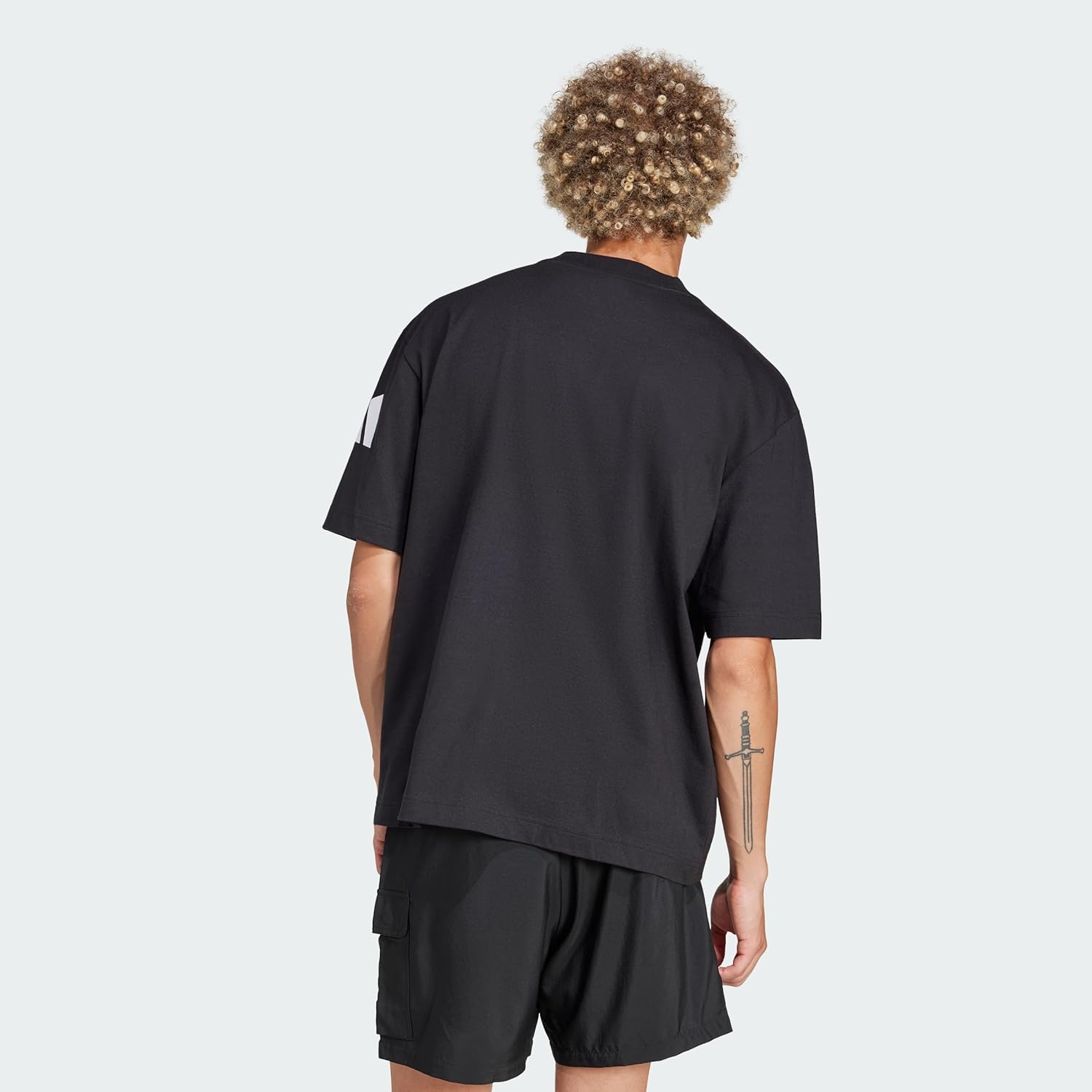 adidas Essentials Men's Lose Fit Three Bar Tee T-Shirt (Pack of 1)