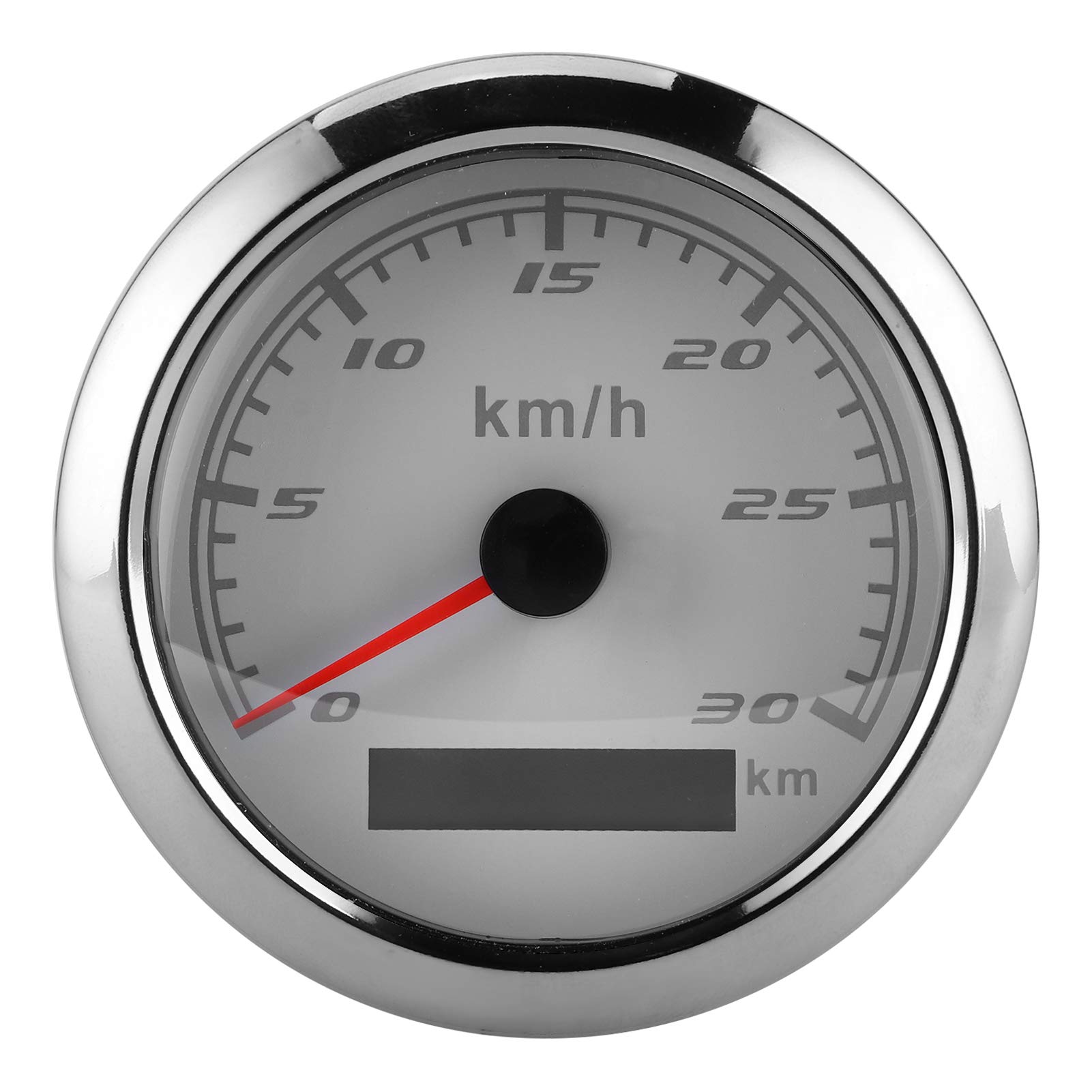 Snelheidsmeter, 85 Mm Marine Auto GPS Snelheidsmeter Met 7 Kleuren Achtergrondverlichting, 120 KM/H Snelheidsmeter Kilometerteller Voor Auto En Boot(Wit